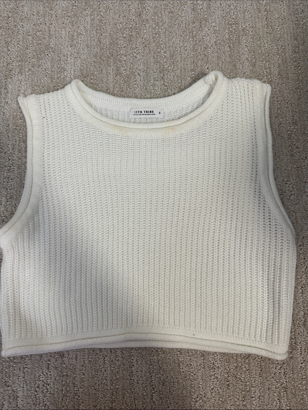 12th Tribe Knit Cropped Tank